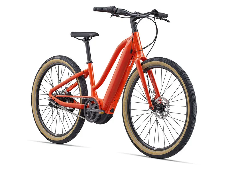 2024 Momentum Transend E+ - Mid-Step Electric Bike - Tequila Sunrise-3